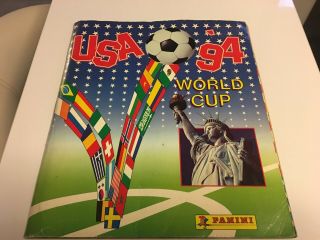 Panini Usa 94 Complete Album World Cup 1994 Rare Full Stickers Set Maradona