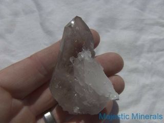 Large Clear World Class Rare Natural Smokey Dt Cluster_arkansas Quartz Crystal