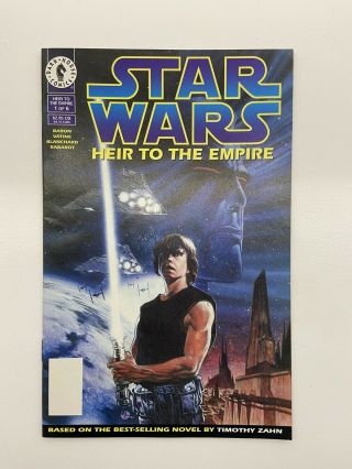 Star Wars Heir To The Empire 1 Extremely Rare Blank Upc Variant