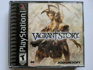 Vagrant Story Sony Playstation 1 Rare Squaresoft Ps1 Rpg Complete Bonus Cd
