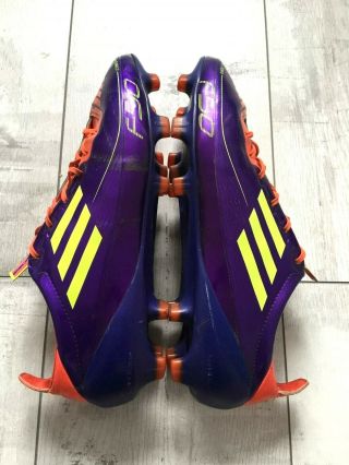 Adidas Adizero F50 Trx Fg Football Cleats Purple Us8 1/2 Uk8 Eur42 Rare