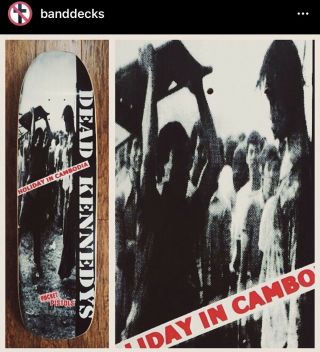 Rare Nos Dead Kennedys Skateboard Deck Misfits Black Flag Jello Biafra Punk