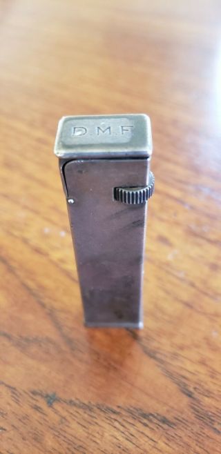 Rare Vintage Dunhill Lighter Sterling Silver.