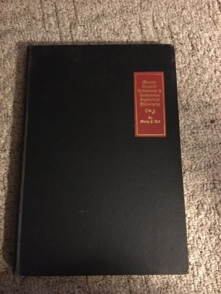 The Secret Teachings Of All Ages Manly P.  Hall,  Rare 1959 12th Edition
