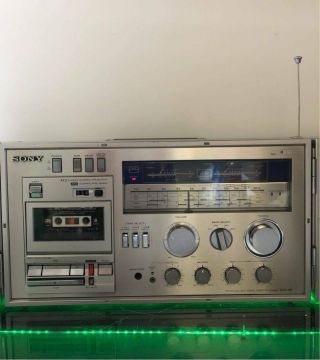 SONY VINTAGE BOOMBOX Large Radio CFS - 88 4 Band Sound RARE 4