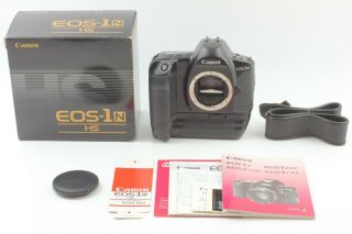 [mint Box] Canon Eos - 1n Hs 35mm Slr Film Camera W/ Rare Leather Pro Strap Japan
