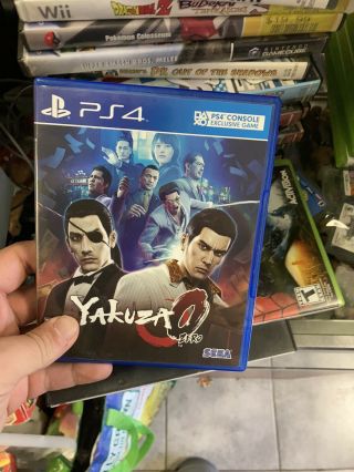 Yakuza 0 Zero Ps4 Playstation 4 Rare Standard Release Black Label Edition 6