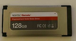 Rare Wintec Filemate 128gb Expresscard 34 Ssd Mac Os Win Sony Pmw Sxs