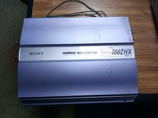 Vintage Sony Xm - 1002hx 2 Channel Amplifier,  Rare Purple Color,  1 Ohm,