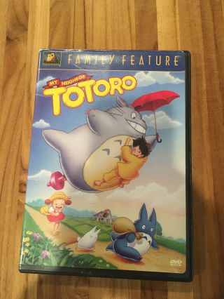 My Neighbor Totoro Dvd Rare Fox Dub Full Screen Oop 2002