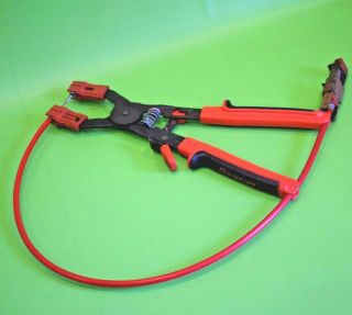 Rare Snap On Tools Remote Ratcheting Hose Clamp Pliers Grips Tool (714) Rrp £145