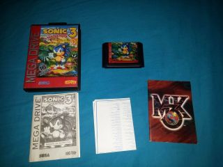 Sonic The Hedgehog 3 Mega Drive Genesis Brazil Rare Edition