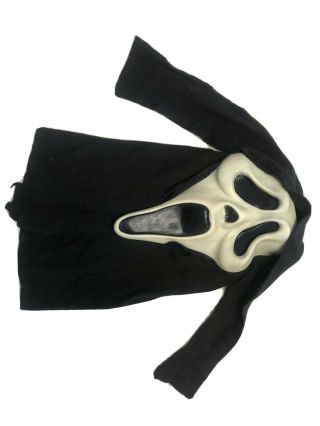 Vintage Scream Ghostface Mask Fun World Div Rare Glow Vintage