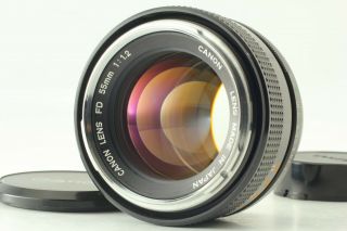 【rare " O ",  】 Canon Fd 55mm F/1.  2 Mf Standard Prime Lens From Japan