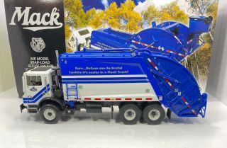 First Gear 1/34 Scale Mack Garbage Truck “REAR LOADER REFUSE HAULER” RARE 2
