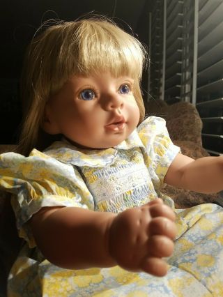 Baby Doll Rare Vintage Pat Secrist Gpy - 93,  1994 Toddler Girl Looks Real
