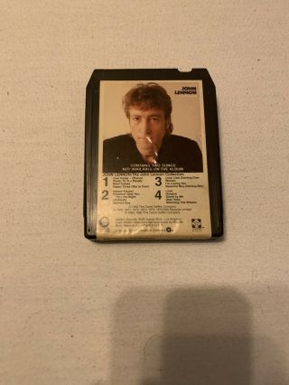 John Lennon 8 Track Tape Rare
