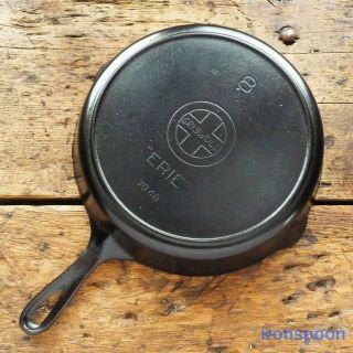 Rare Antique Griswold Cast Iron Skillet Pan 8 Medium Slant Logo - Ironspoon