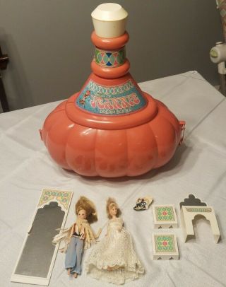 Rare 1976 I Dream Of Jeannie Bottle Playset By Topper Incomplete Some Damage