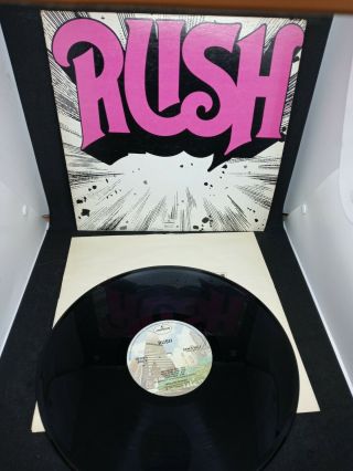 Rush Self - Titled Debut Lp 1974 Mercury Srm - 1 - 1011 Masterdisk Rare