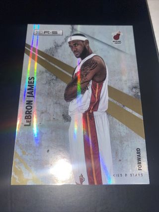 Lebron James Special Edition Rookies And Stars Gold 99/199 Rare Sp Refractor