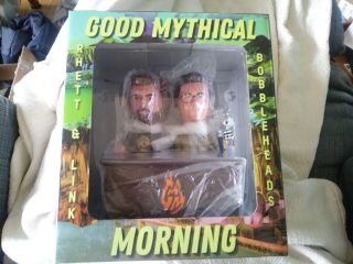 Good Mythical Morning Bobbleheads Mythical Society Exclusive Gmm Rare