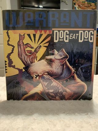 Warrant - Dog Eat Dog 1992 Rare Korea Vinyl Lp No Barcode