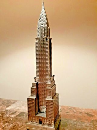 Rare Large Howard Models Chrysler Building Souvenir Architecture Model Statue