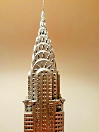 Rare LARGE Howard Models Chrysler Building souvenir architecture model statue 3