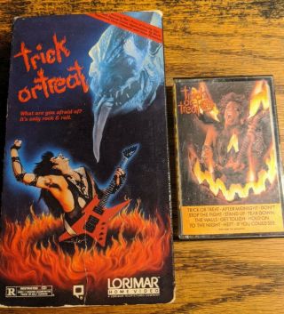 Trick Or Treat Vhs,  Soundtrack Cassette Cult Rare Ozzy Osbourne Horror Movie