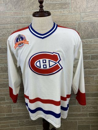 Vintage 1993 Montreal Canadiens Jersey Ccm Maska Usa Stanley Cup Size M Rare
