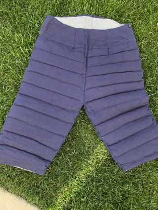 Rare Antique Vtg Early 1900’s Football Pants Or Base Ball Quilted Old Antique 2