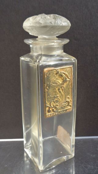 Rare R.  Lalique Perfume Bottle Coty L 