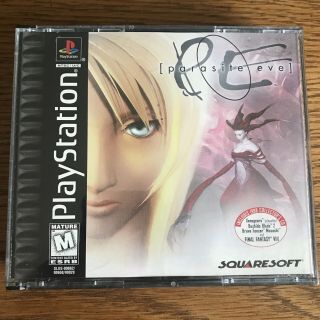 Parasite Eve (playstation 1,  1998) Rare Complete W/ Demo Cracked Case