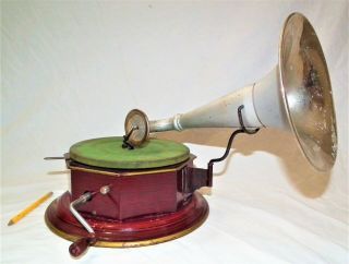 Rare Bing Bingophone Table Top Phonograph Gramophone 78 Rpm Small Record Player