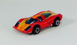 Very Rare Hot Wheels Red Line Enamel 1974 Red Porsche 917 Flying Colors