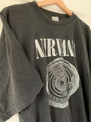 Rare vintage Nirvana Vestibule Bleach shirt Kurt Cobain early 90s VTG 2