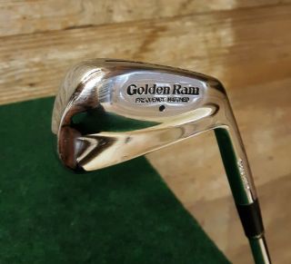Rare Vintage Golden Ram Frequency Matched Forged Tour Grind 1 Iron S400 Rh