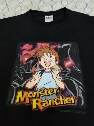 Rare Vtg 90s Monster Rancher T Shirt Video Game Anime Tv Show Monster Farm Small