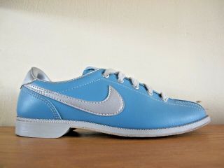 Rare Nike Blue & Silver Bowling Shoes Women 