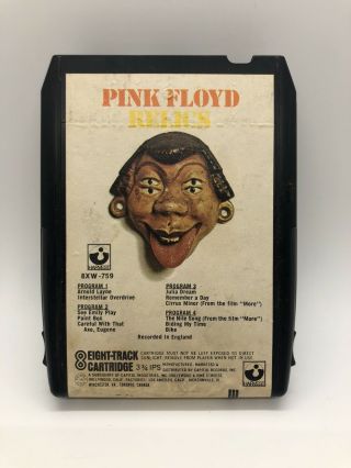 Pink Floyd Relics 8 Track Tape - Vintage Collectable Rare Rock