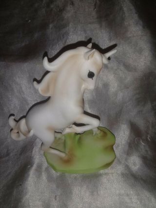 Rare Vintage George Good White Unicorn Figurine 5 " Fine Bone China