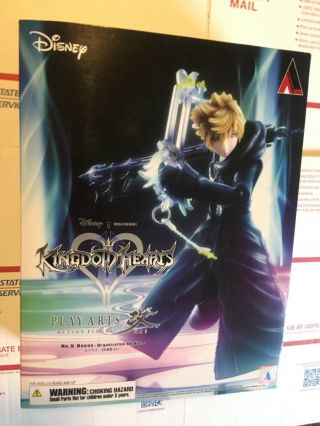 Play Arts Kai Roxas Organization Kingdom Hearts Figure Square Enix Rare Us