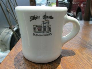 White Castle Hamburgers Mug,  Rare,  Circa 1920 
