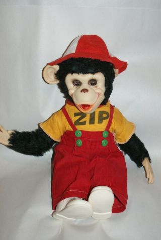 Rare Vintage 15” Rushton Zip Zippy Monkey From 50 