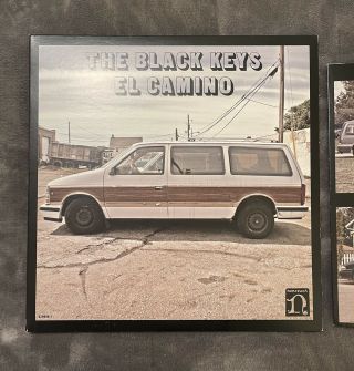 The Black Keys El Camino Album 12 Inch Lp Vinyl Pressing Rare Poster