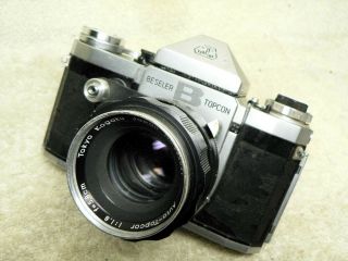 Vintage Rare Tokyo Kogaku Beseler Topcon B Camera W/auto - Topcon 58mm F/1.  8.  Por