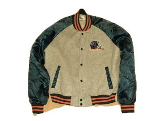 Rare Vtg Chalk Line Chicago Bears Nfl Football Satin Varsity Jacket 80s 90s Sz M
