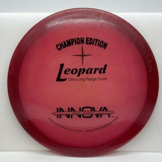 Rare Vintage Innova Ce Champion Edition Leopard First Run Disc Golf Disc 174g