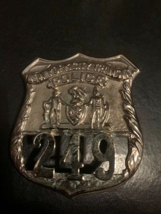 Obsolete Nyc Transit Police Badge Rare Low Number No Longer In Service